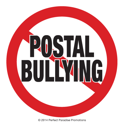 No Postal Bullying six by six